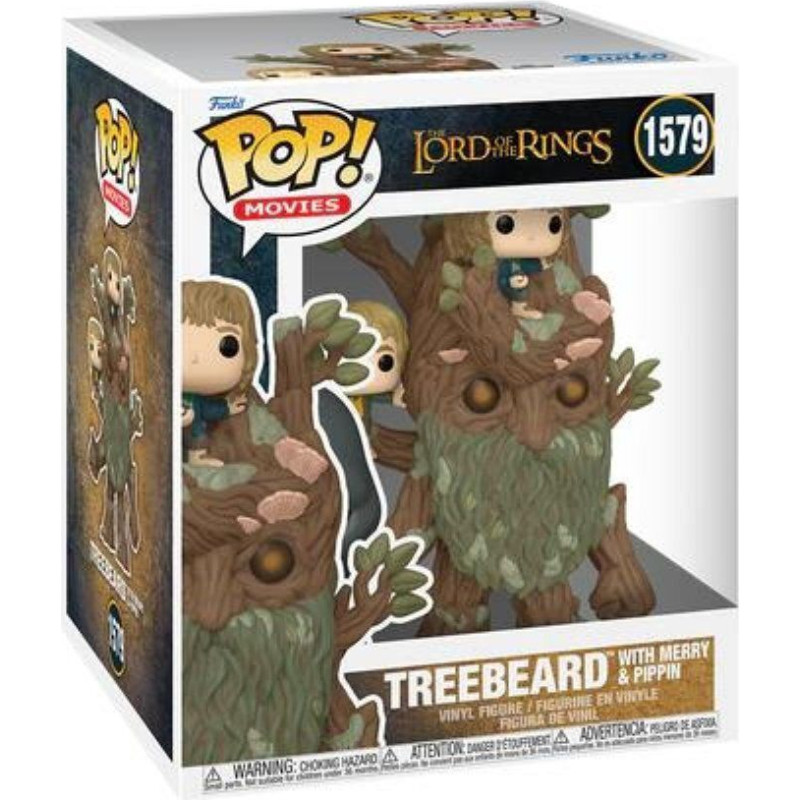 Funko Pop! Movies: The Lord of the Rings - Treebeard with Mary  Pippin #1579 Vinyl Figure (6)