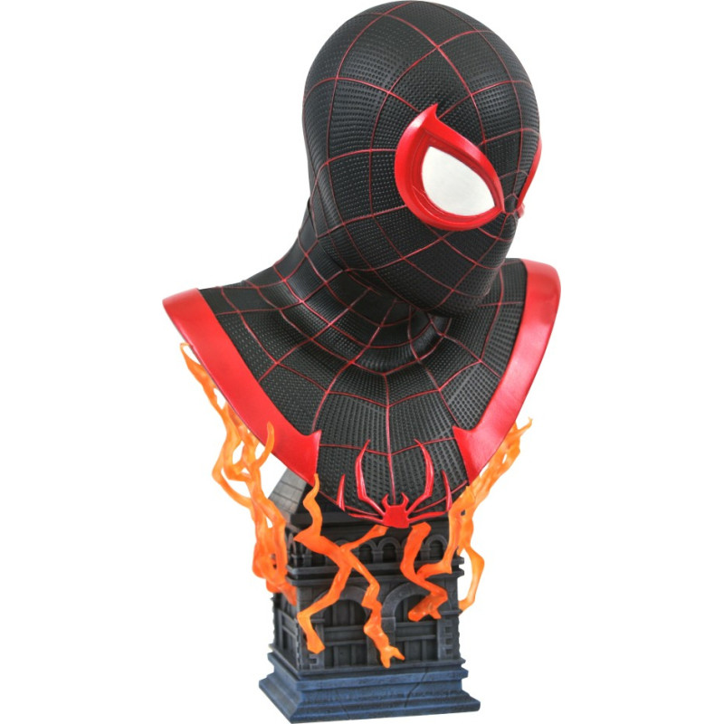 Diamond Comic Distributors Diamond Legends In 3D: Marvel Ps5  - Miles Morales Bust (1/2) (Feb211935)