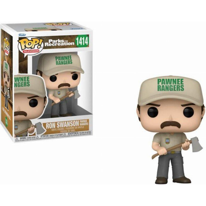 Funko Pop! Television: Parks and Recreation - Ron Swanson (Pawnee Rangers) #1414 Vinyl Figure