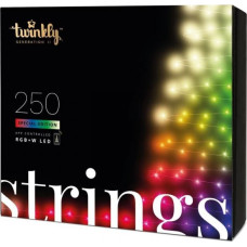 Twinkly Inteligentne lampki choinkowe strings 250 led rgb+w, łańcuch 20m