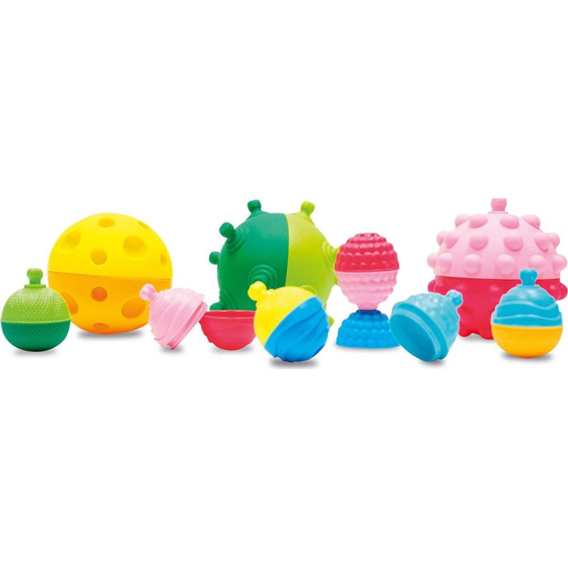 As Company AS Lalaboom 2 Sensory Balls  4 Educational Beads (1000-86151)