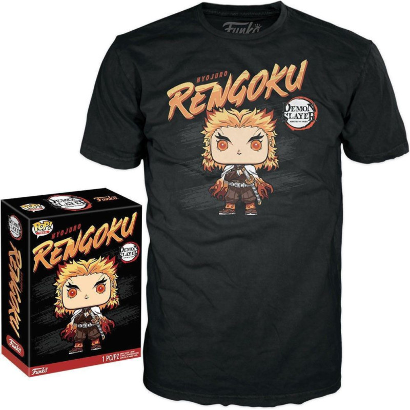 Funko Boxed Tee: Demon Slayer - Rengoku (S)