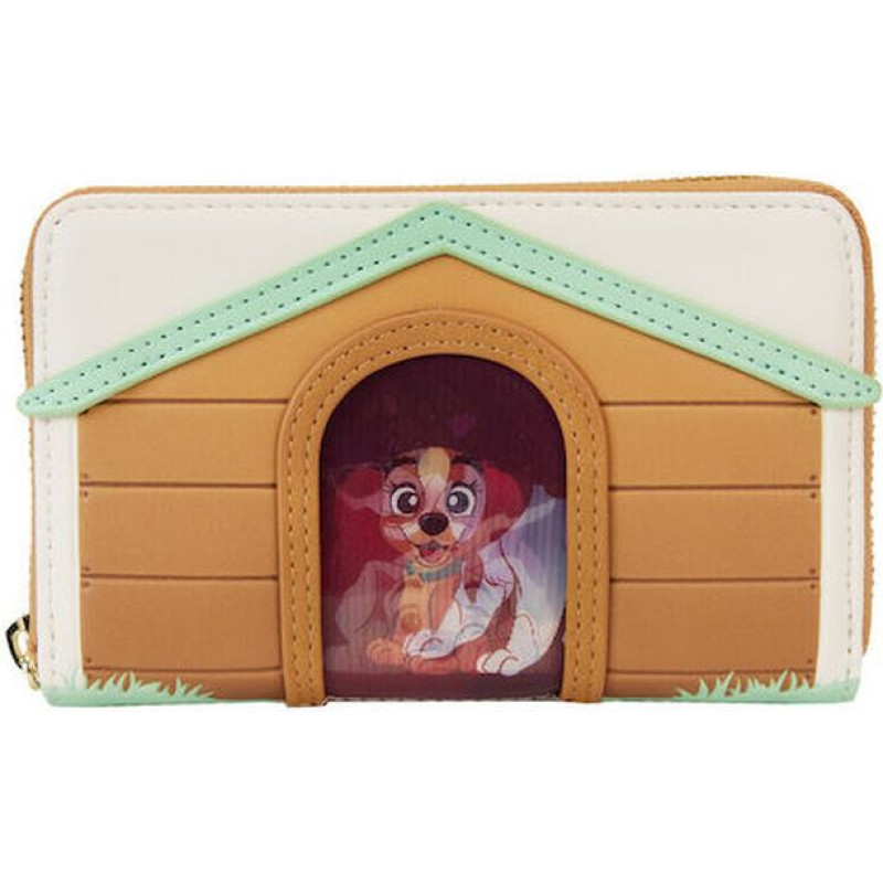 Loungefly Disney - I Heart Disney Dogs Triple Lenticular Zip Around Wallet (WDWA2937)