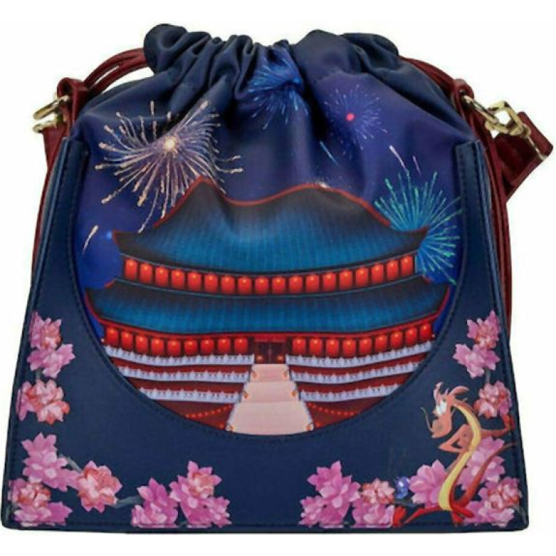 Loungefly Disney - Mulan Castle Cinch Sack Crossbody Bag (WDTB2485)