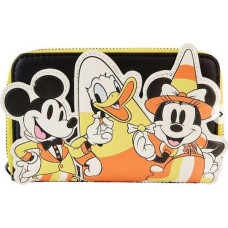 Loungefly Disney: Mickey And Friends - Candy Corn Zip Around Wallet (WDWA2650)