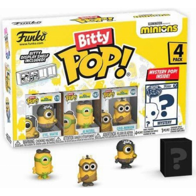 Funko Bitty Pop! 4-Pack: Minions - Eye Matie Vinyl Figures