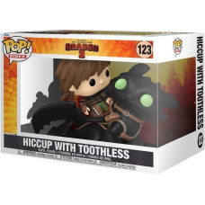 Funko Pop! Rides Deluxe: How to Train Your Dragon - Hiccup with Toothless #123 Vinyl Figure