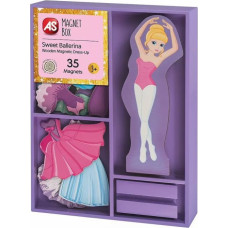 As Company AS Magnet Box: Sweet Ballerina - Wooden Magnetic Dress-Up (1029-64052)