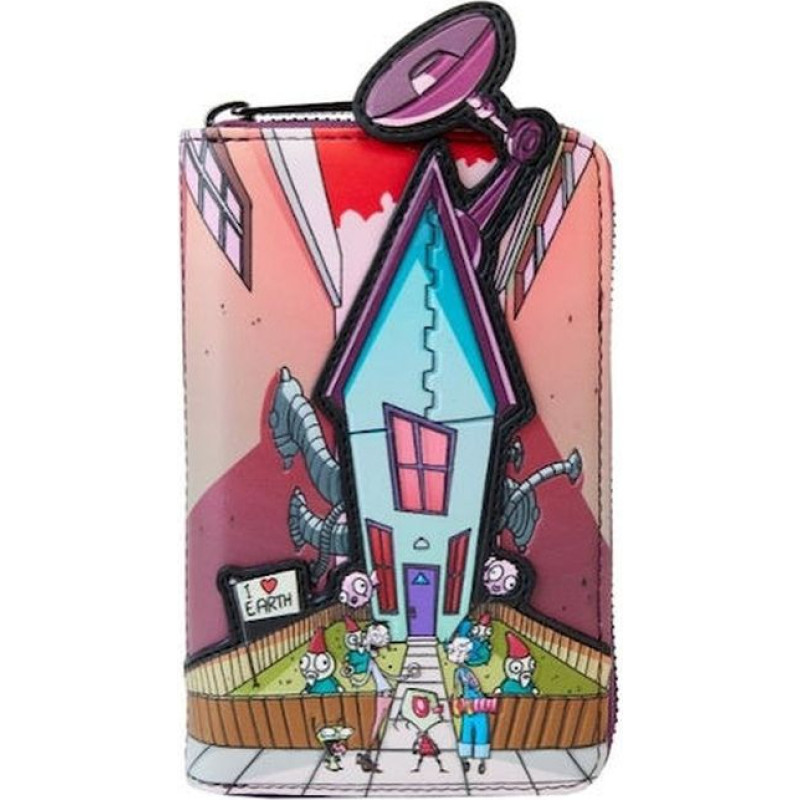 Loungefly Nickelodeon: Invader Zim - Secret Lair Zip Around Wallet (NICWA0036)