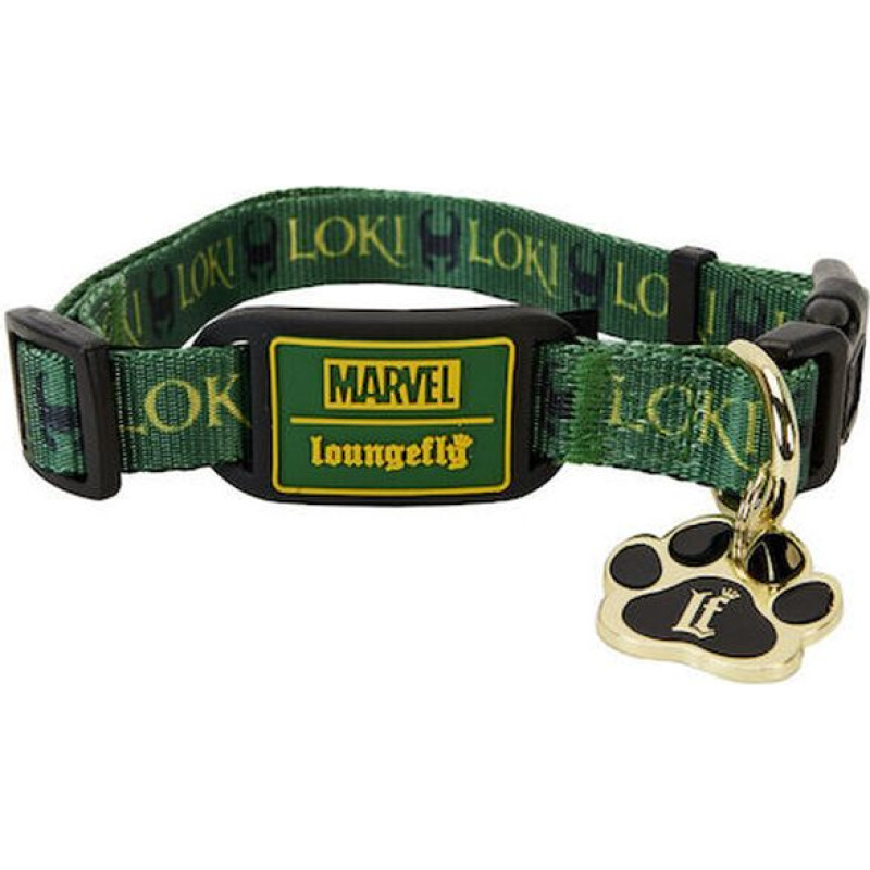 Loungefly Pets Disney: Marvel - Loki Dog Collar (L) (MVPDC0002L)