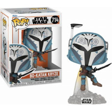 Funko Pop! Star Wars: Mandalorian - Bo-Katan with Darksaber​ and Jet Pack #714 Bobble-Head Vinyl Figure