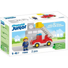 Playmobil Zestaw z figurką junior 71683 wóz strażacki z drabiną