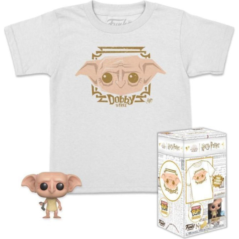 Funko Pocket Pop!  Tee (Child): Harry Potter - Dobby (Special Edition) Figure  T-Shirt (XL)