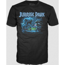 Funko Pop! Tee: Jurassic Park - T-Rex with Jeep (M)