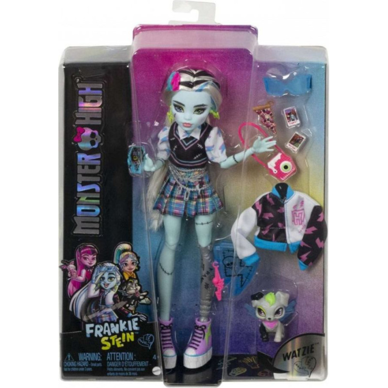 Mattel Monster High: Watzie - Frankie Stein Doll (HHK53)