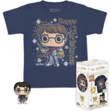 Funko Pocket Pop!  Tee (Child): Harry Potter - Holiday Harry Vinyl Figure  T-Shirt (XL)