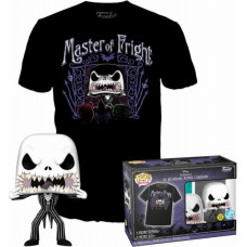 Funko Pop!  Tee (Adult): Disney The Nightmare Before Christmas - Jack Skellington (Glows in the Dark) (Special Edition) Vinyl Figure  T-Shirt (S)