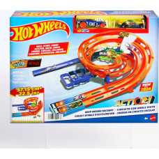 Mattel Hot Wheels® Action - Whip Around Raceway Track Set (HTK17)