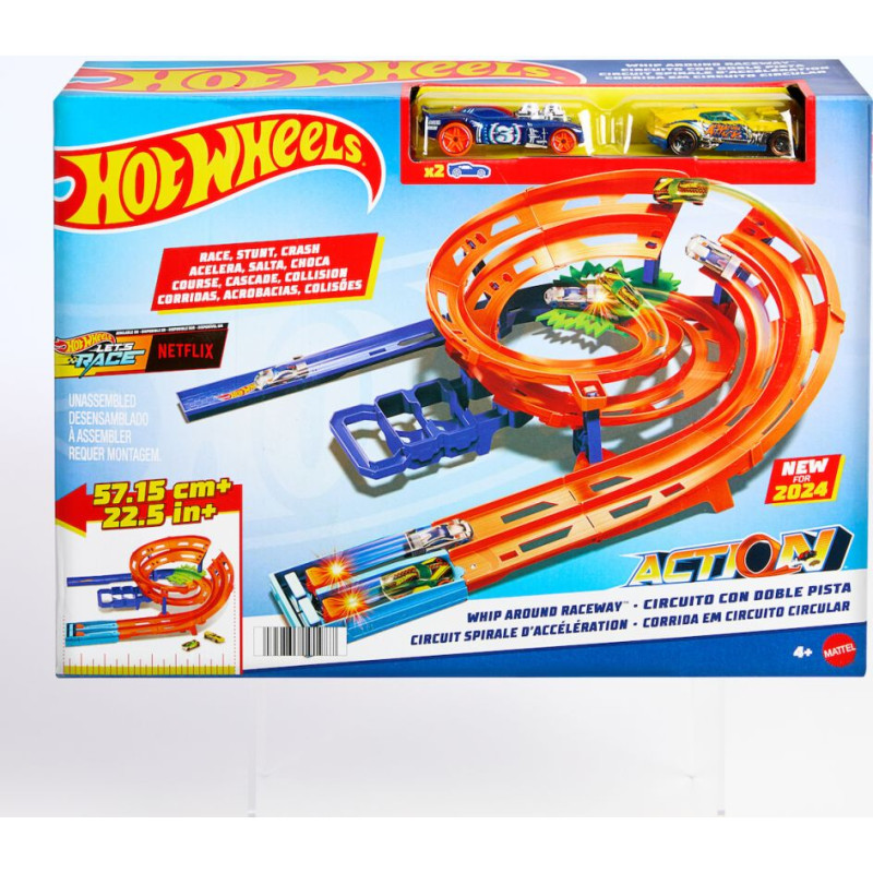 Mattel Hot Wheels® Action - Whip Around Raceway Track Set (HTK17)