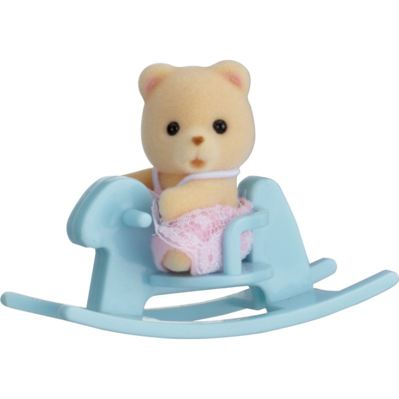 Epoch Toys Sylvanian Families: Baby Carry Case (Bear On Rocking Horse) (5199)