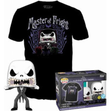 Funko Pop!  Tee (Adult): Disney The Nightmare Before Christmas - Jack Skellington (Glows in the Dark) (Special Edition) Vinyl Figure  T-Shirt (XL)