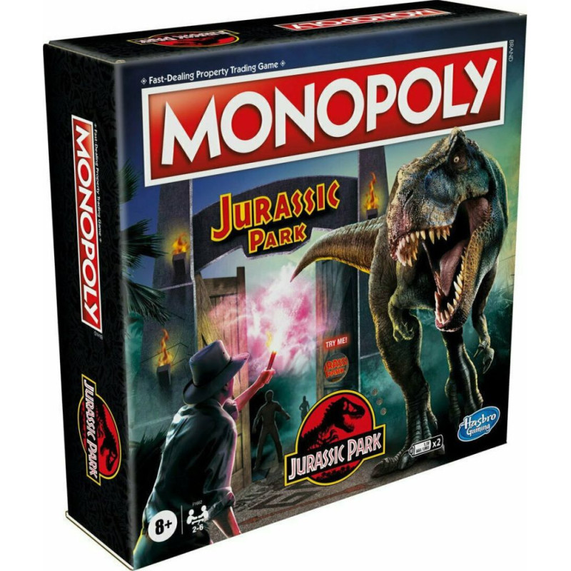 Hasbro Monopoly: Jurassic Park - Επιτραπέζιο Παιχνίδι (Greek Language) (F1662)