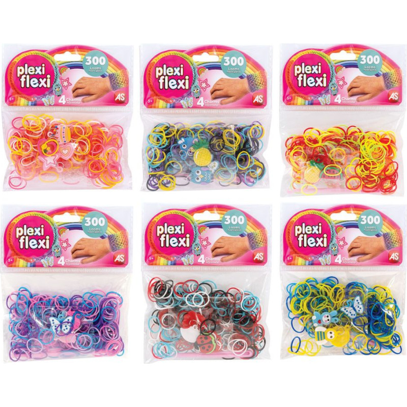 As Company AS Plexi-Flexi: 300 Looms  4 Charms (Random) (1080-25565)