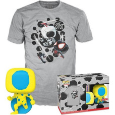 Funko Pop!  Tee (Adult) Marvel: Spider-Man Across the Spider-Verse - The Spot (Blacklight) (Special Edition) (Glows in the Dark) Bobble-Head Vinyl Figure and T-Shirt (L)