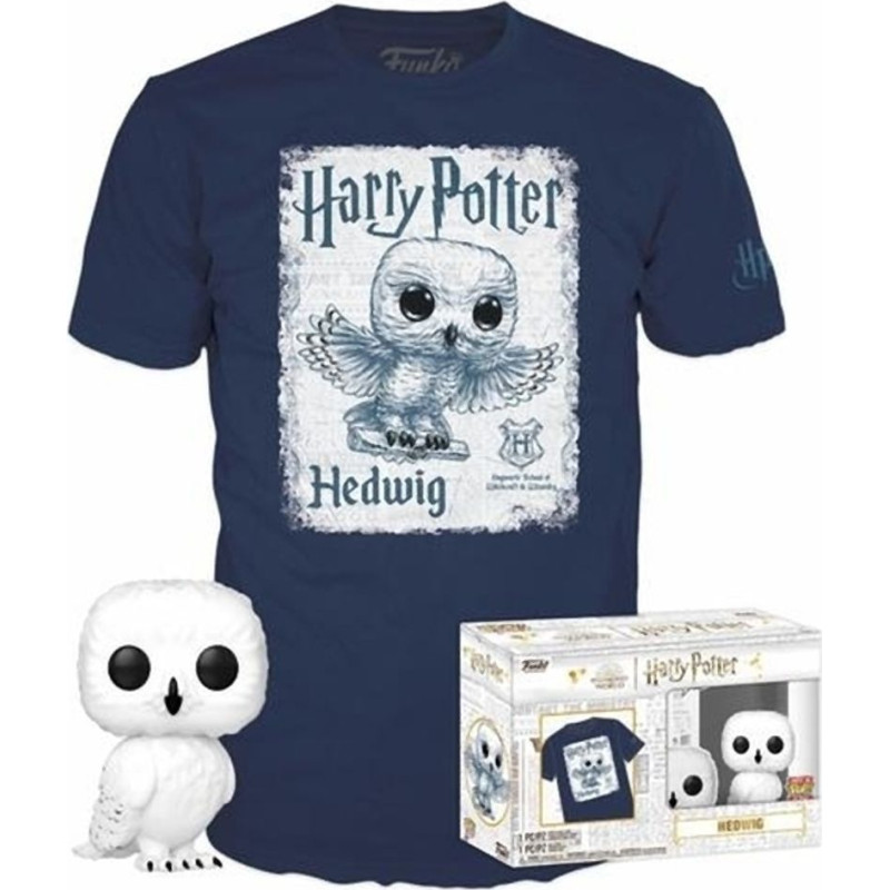 Funko Pop!  Tee (Adult): Harry Potter - Hedwig Vinyl Figure  T-Shirt (S)