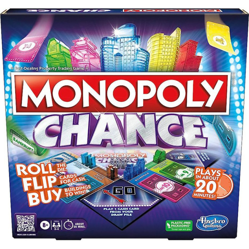 Hasbro Monopoly: Monopoly της Τύχης (Greek Language) (F8555)