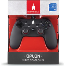 Enarxis Dynamic Media Spartan Gear - Oplon Wired Controller (compatible with PC and playstation 3) (colour: Black)