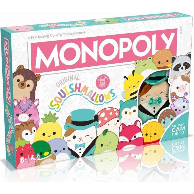 Winning Moves : Monopoly - Original Squishmallows (Collectors Edition) (English Language) (WM04179-EN1-6)