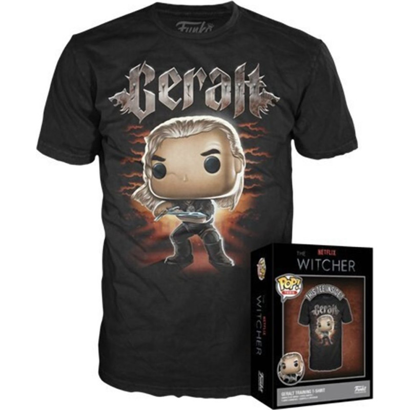 Funko Boxed Tees: The Witcher - Geralt Training (L)