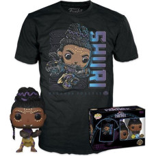 Funko Pop!  Tees (Adult): Marvel Black Panther - Shuri (Glows in the Dark) Bobble-Head Vinyl Figure  T-Shirt (S)