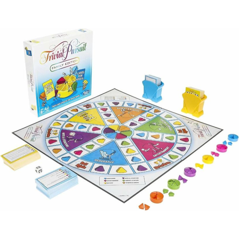 Hasbro Trivial Pursuit Family Edition - Board Game (English Language) (E1921102)