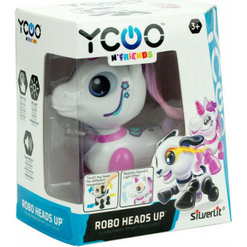 As Company AS Silverlit Yoco N Friends: Robo Heads Up Electronic Robot - Unicorn (7530-88523)