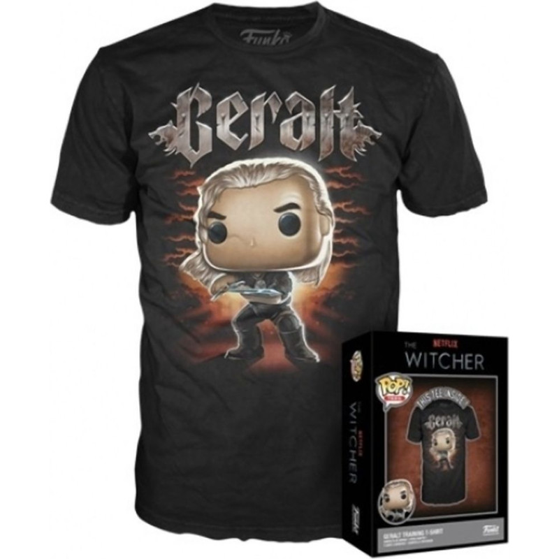 Funko Boxed Tees: The Witcher - Geralt Training (M)