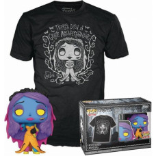 Funko Pop!  Tee (Adult): Tim Burtons Corpse Bride - Emily (Blacklight) Vinyl Figure and T-Shirt (XL)