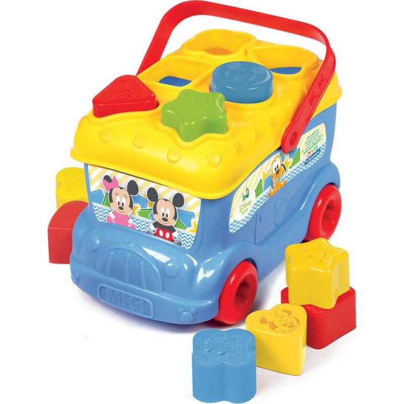 Clementoni AS BABY CLEMENTONI DISNEY BABY - BABY MICKEY SHAPE SORTER BUS (1000-14395)