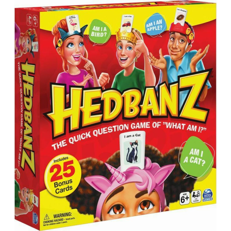 Spin Master Board Game: Hedbanz Family (Greek Language) (6059681)