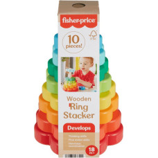 Mattel Fisher-Price: Wooden Ring Stacker (HXT77)