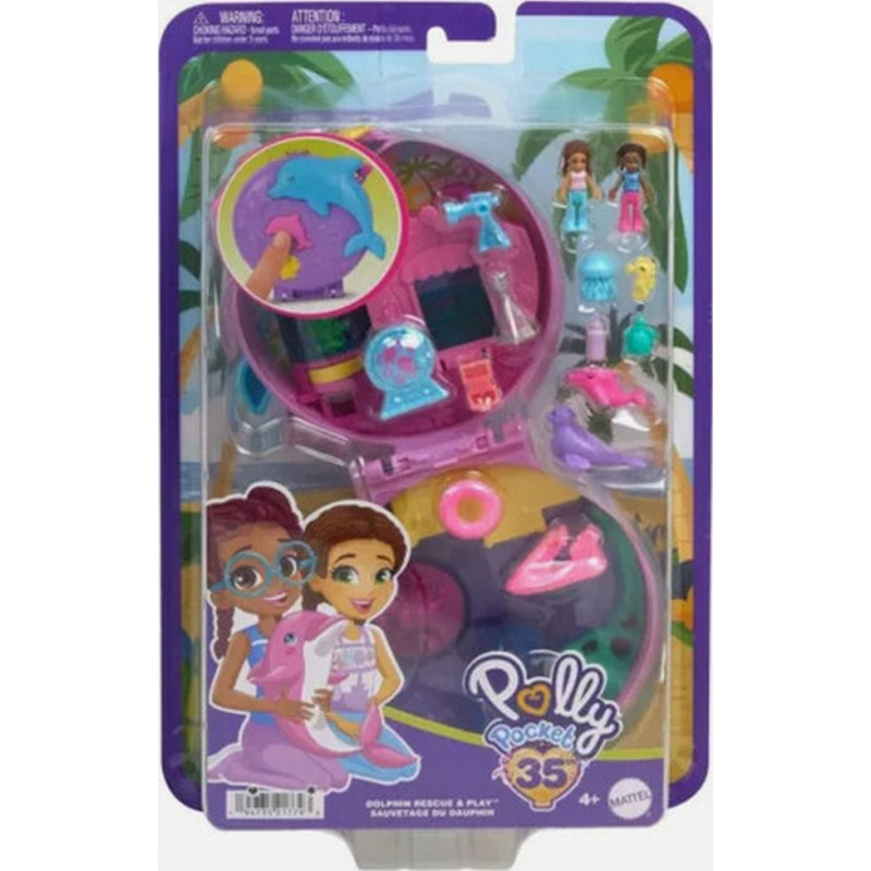 Mattel Polly Pocket: Polly Pocket 35th - Dolphin Rescue  Play (HWN96)