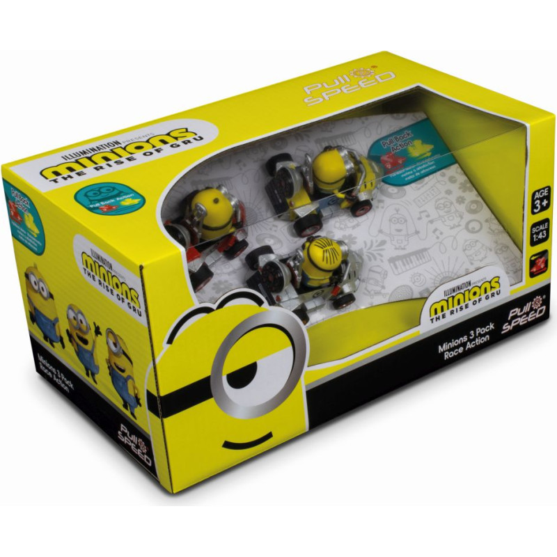 Carrera Toys Carrera Pull Speed: Minions The Rise of Gru - 3 Pack Race Action 1:43 (15813019)