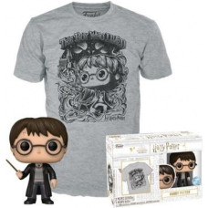 Funko Pop!  Tees (Adult): Harry Potter - Harry Potter Vinyl Figure and T-Shirt (L)