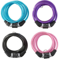 Dunlop password lock bike lock 6 mm 120 cm ST 4ass 02922