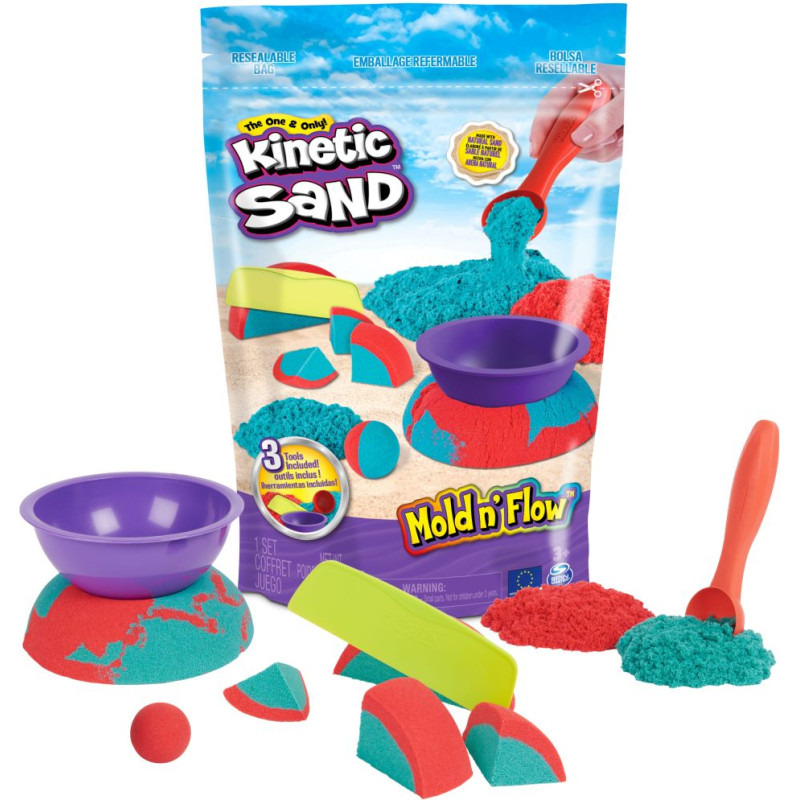 Spin Master Kinetic Sand - Mold N Flow (6067819)