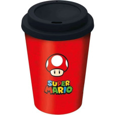 Stor Super Mario Small Plastic Double-Walled Coffee Tumbler (390ml) (01378)