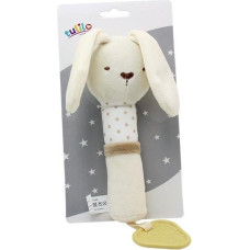 Tulilo Zabawka z dźwiękiem - króliczek karmelowy 17 cm