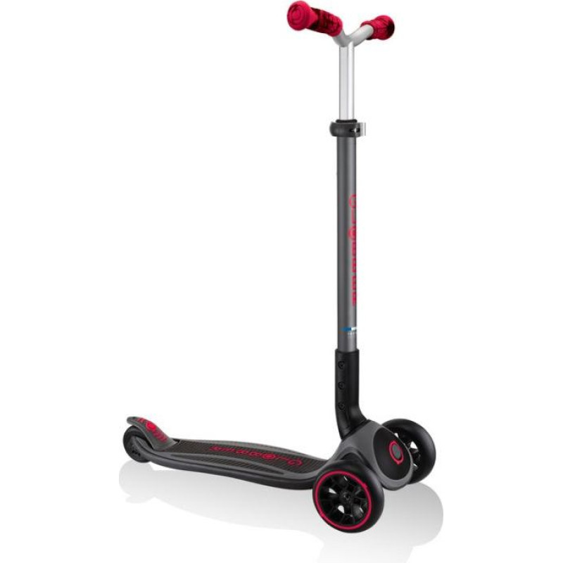 Globber Master Prime 3-wheel scooter / Black - New Red 664-102