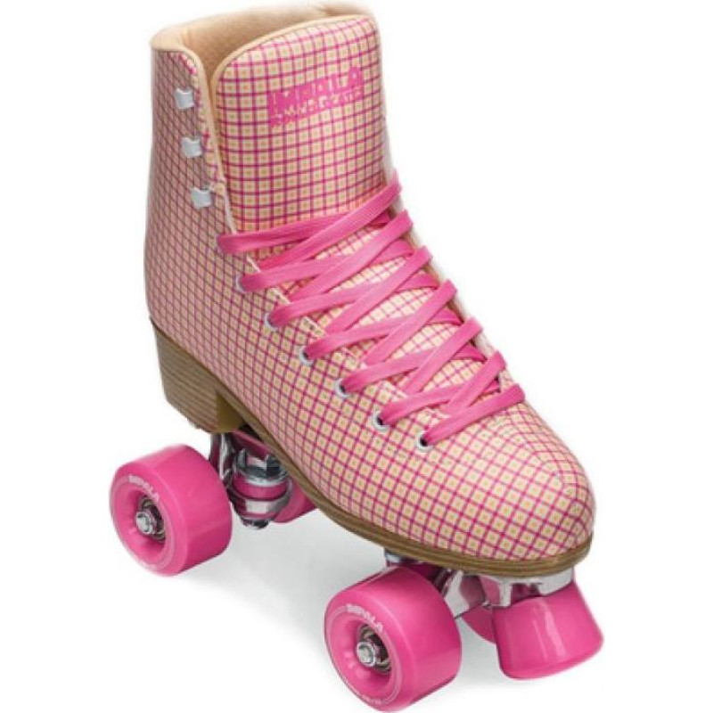 Isostar Impala Squad Skate Pink Tartan roller skates (37)